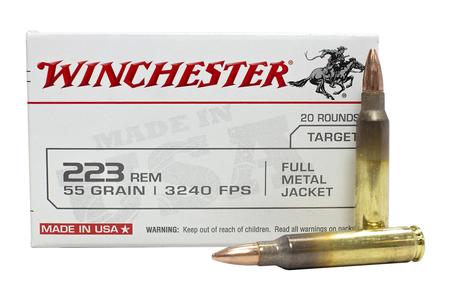 223 REM 55 GR FMJ 20/BOX