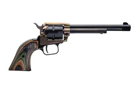 ROUGH RIDER .22CAL 6 SHOT REVOLVER WITH CAMO WOOD GRIP