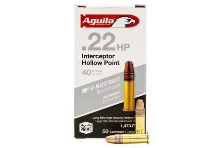 22 LR 40 GR HP COPPER SPECIAL INTERCEPTOR 50/BOX