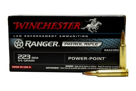 223 REM 64 GR POWER POINT RANGER POLICE TRADE AMMO 20/BOX