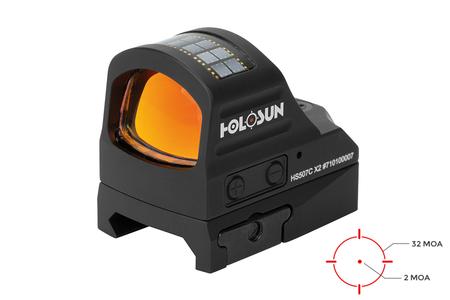 HS507C X2 OPEN REFLEX SIGHT, 2 MOA