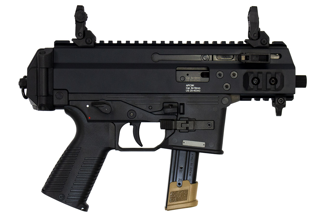 B&T APC9K Pro 9mm Semi-Auto Pistol (SIG P320 Mag Compatible)