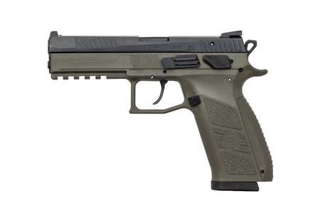 P-09 9MM DA/SA PISTOL WITH OD GREEN FRAME