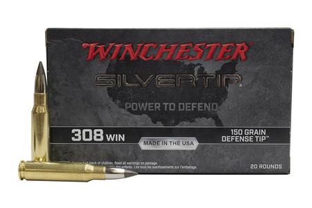 308 WIN 150 GR DEFENSE TIP SILVER TIP 20/BOX