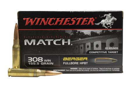 308 WIN 155.5 GR BERGER FULLBORE HPBT MATCH 20/BOX