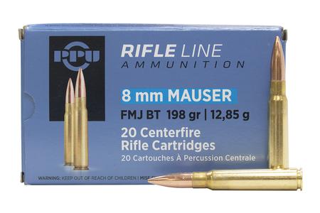 8MM MAUSER 198 GR FMJ BT METRIC RIFLE 20/BOX