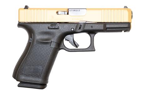 19 GEN5 9MM PISTOL WITH CERAKOTE GOLD SLIDE