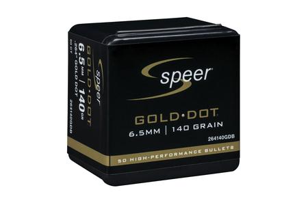 .264 CAL 140 GR GOLD DOT BULLET