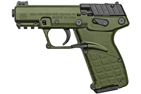 P17 22LR 16-ROUND SEMI-AUTOMATIC PISTOL WITH GREEN FINISH