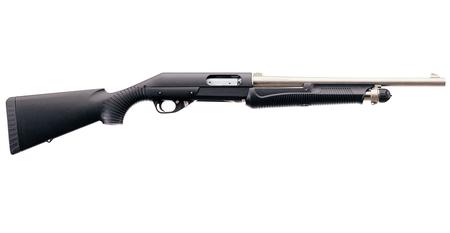 NOVA TACTICAL 12 GAUGE PUMP-ACTION SHOTGUN WITH MATTE NICKEL PLATED BARREL