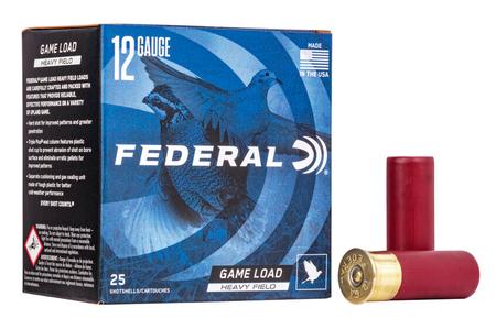 12 GAUGE 2-3/4 INCH LEAD GAME LOAD - HEAVY FIELD 25/BOX