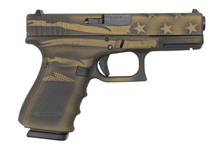 23 GEN4 40SW PISTOL WITH COYOTE BATTLE WORN FLAG FINISH