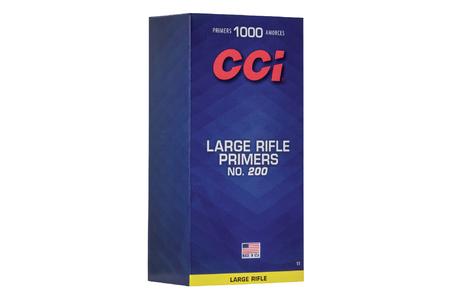 LARGE RIFLE STANDARD PRIMERS (NO. 200) 1000/COUNT