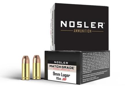 9MM LUGER 115GR JHP MATCH GRADE 20/BOX