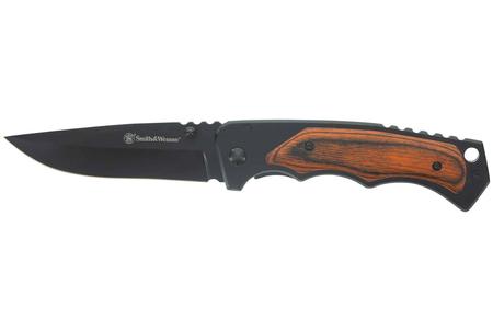 WOOD HANDLE FOLDER POCKET KNIFE