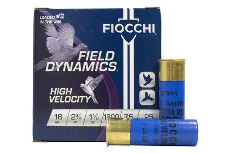 16 GAUGE 2 3/4 INCH HIGH VELOCITY FIELD DYNAMICS 25/BOX