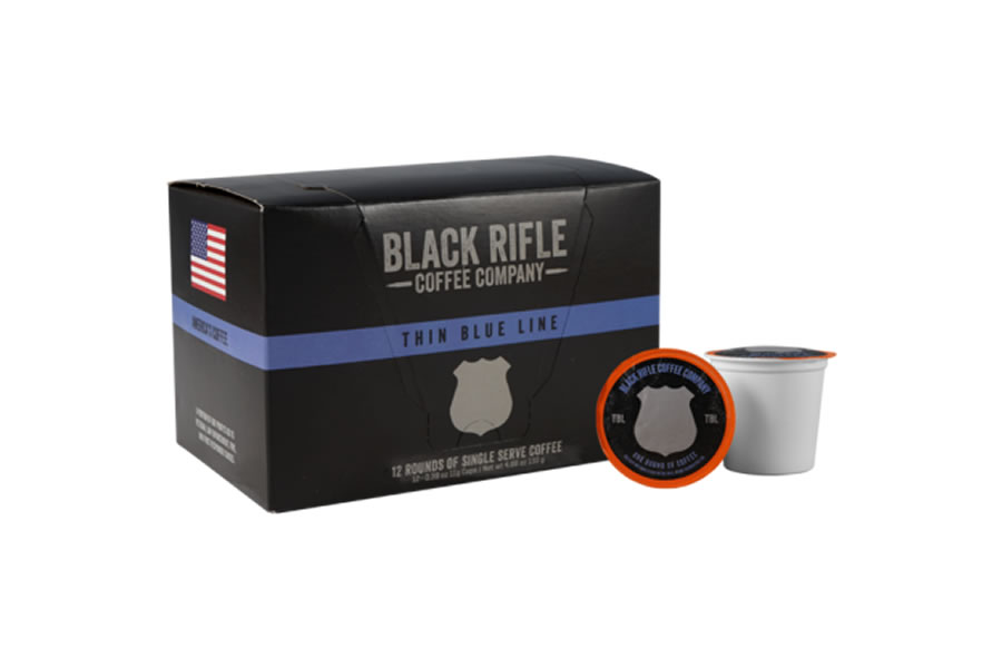 Black Rifle Coffee Co Thin Blue Coffee Rounds 12 ct Box