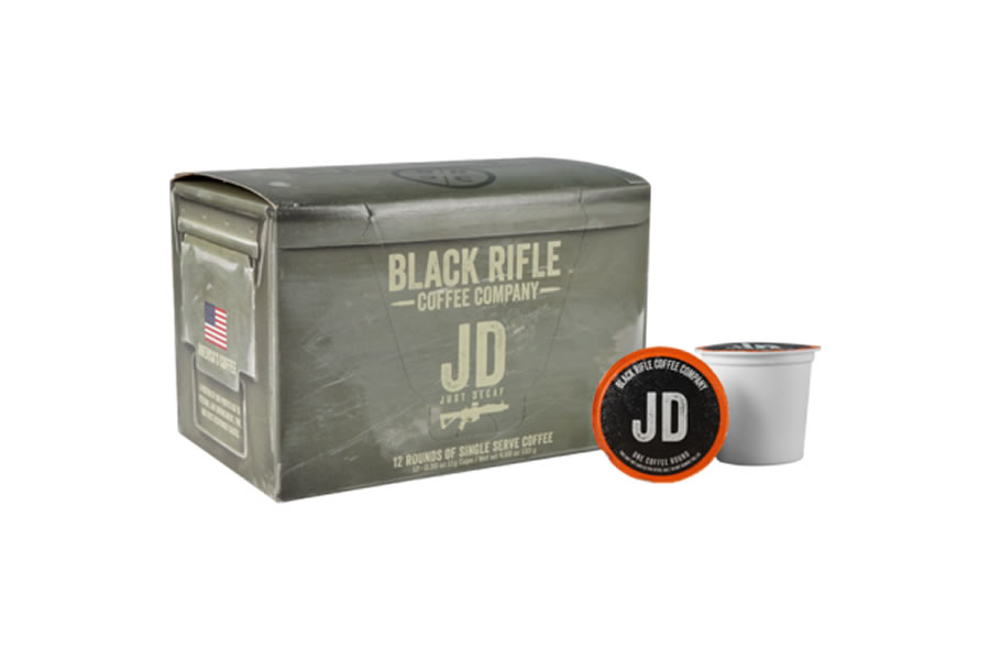 Black Rifle Coffee Co Just Decaf Coffee Rounds 12 ct Box