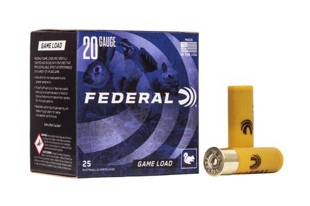 20 GAUGE 2 3/4 INCH LEAD GAME LOAD 25/BOX