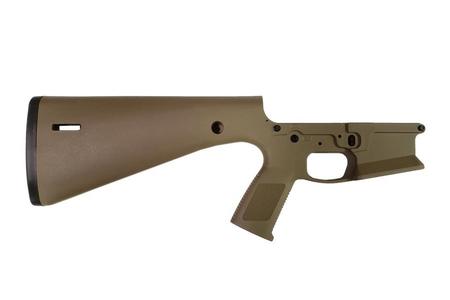 KP-15 POLYMER STRIPPED RECIEVER FLAT DARK EARTH