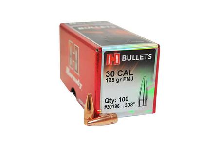 FMJ RIFLE 30CAL .308 125GR 100PER/BX