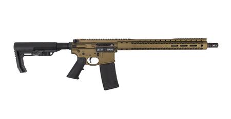 5.56MM BILLET AR-15 RIFLE WITH BURNT BRONZE CERAKOTE FINISH