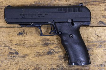 JHP 45 ACP POLICE TRADE-IN PISTOL (NO MAGAZINE)