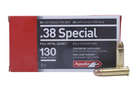 38 SPECIAL 130 GR FMJ 50/BOX