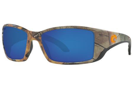 BLACKFIN WITH REALTREE XTRA CAMO FRAME AND BLUE MIRROR LENSES