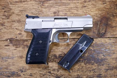 JENNINGS NINE 9MM POLICE TRADE-IN PISTOL MATTE SILVER