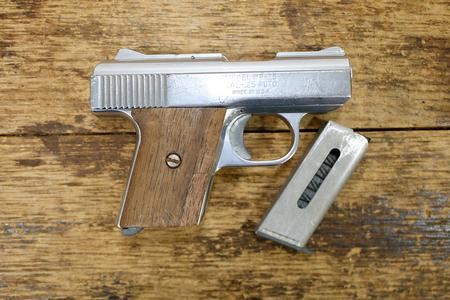 MP-25 25 AUTO POLICE TRADE-IN PISTOL WITH WOOD GRIPS