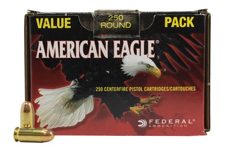 45 AUTO 230 GR FMJ AMERICAN EAGLE POLICE TRADE AMMO 250/BOX