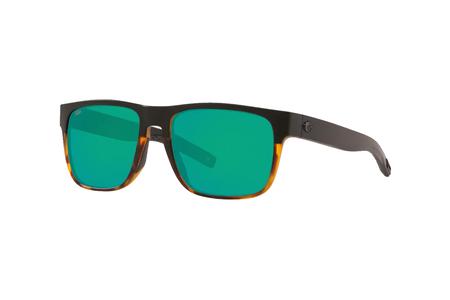 SPEARO WITH BLACK/SHINY TORTOISE FRAME AND GREEN MIRROR 580G POLARIZED LENSES