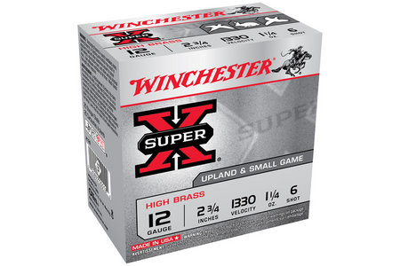 12 GA 2-3/4 IN 1-1/4 OZ HIGH BRASS HEAVY GAME SUPER X