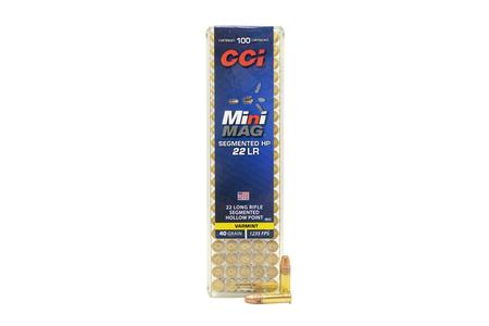 22LR 40 GR SEGEMENTED HP MINI MAG 100/BOX