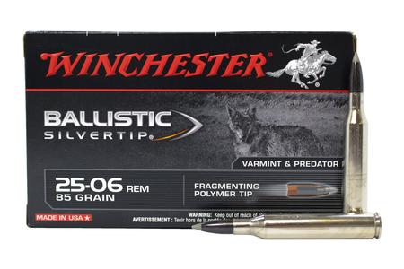 25-06 REM 85 GR BALLISTIC SILVERTIP 20/BOX