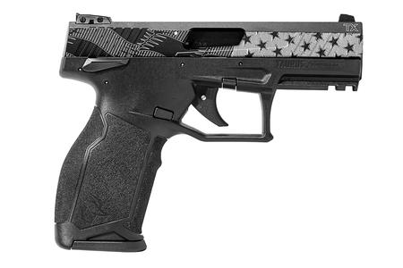 TX22 22LR RIMFIRE PISTOL WITH ENGRAVED US FLAG SLIDE