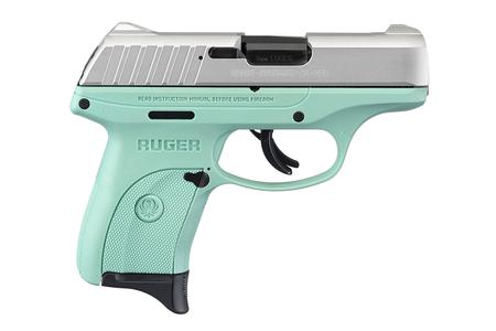 EC9S 9MM PISTOL SILVER SLIDE/TURQUOISE FRAME 3.12 IN BBL