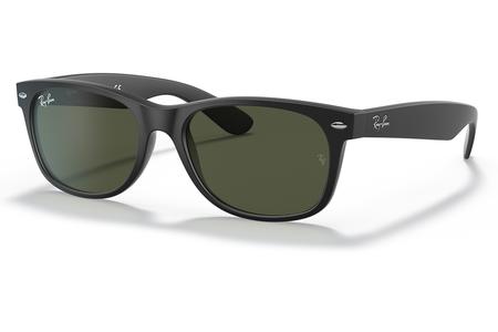 NEW WAYFARER WITH BLACK FRAME AND GREEN G 15 LENSES