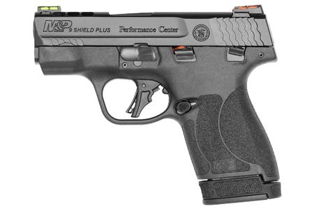 MP9 SHIELD PLUS 9MM PERFORMANCE CENTER PISTOL WITH PORTED SLIDE, FIBER OPTIC SI