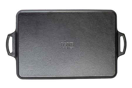 15.5X10.5 INCH SEASONED CAST IRON BAKING PAN 