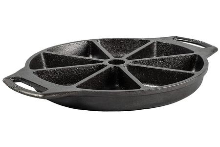 SEASONED CAST IRON WEDGE PAN 