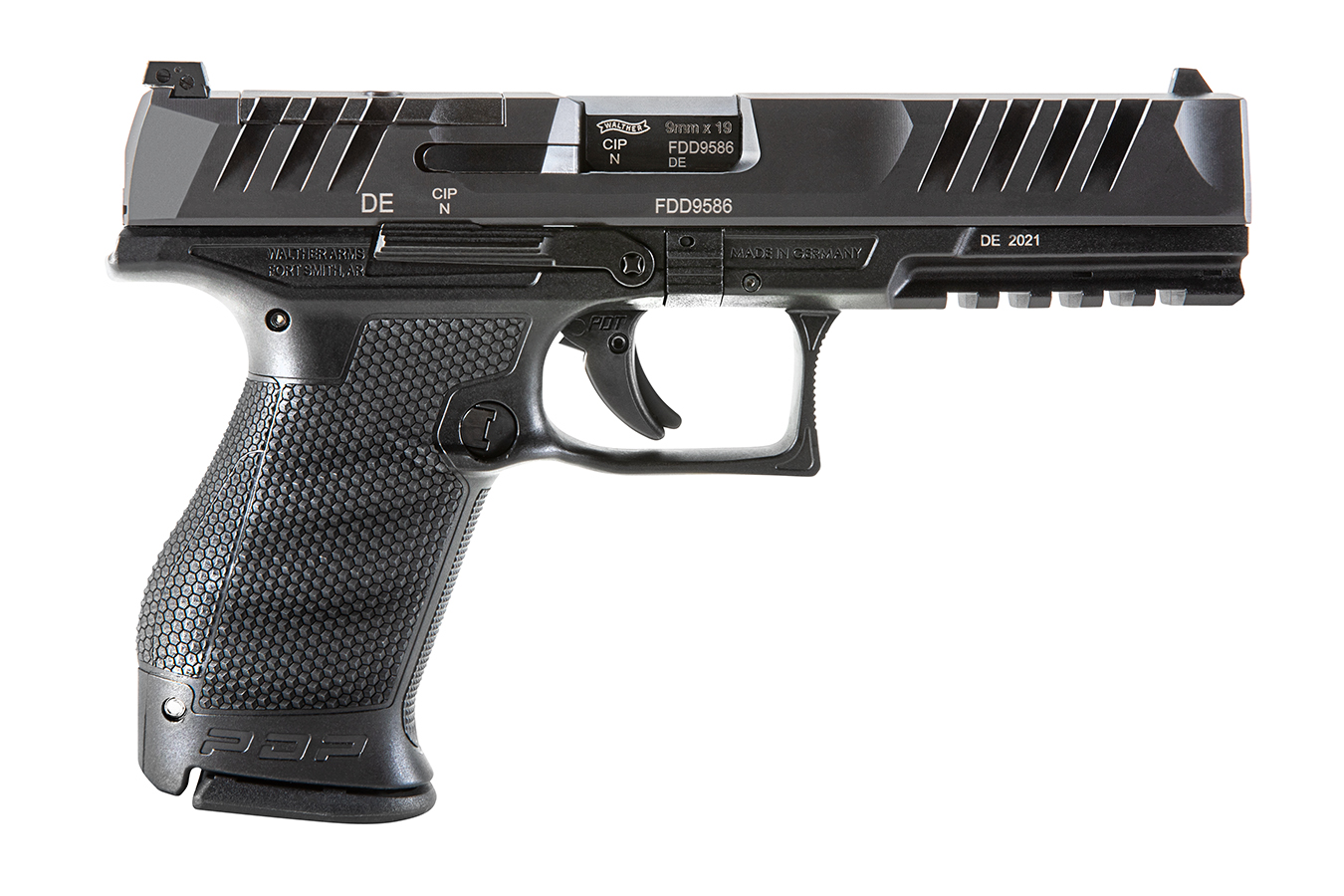 Walther PDP Compact 9mm Optics Ready Pistol with Tritium Sights and Three Mags