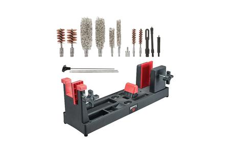 GUN VISE WITH LONG GUN DRY CLEANING KIT