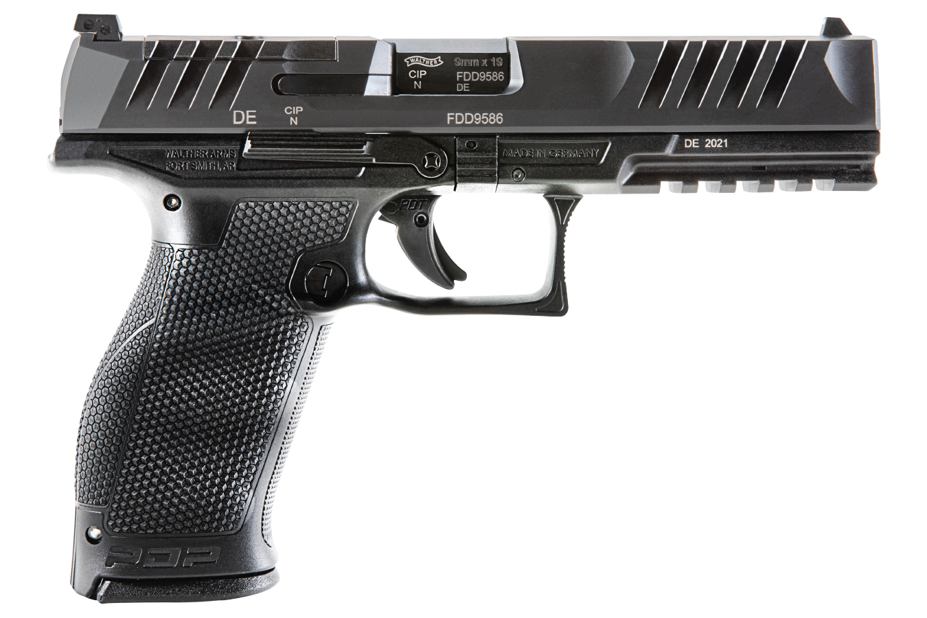 Walther PDP Full-Size 9mm Optics Ready Pistol with 5 Inch Barrel and 18-Round Magazine