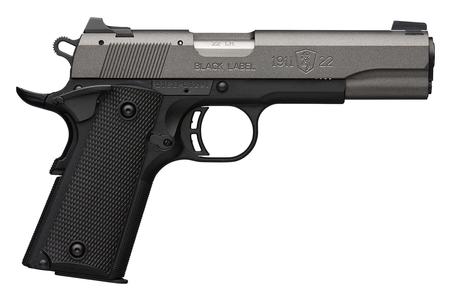 1911-22 BLACK LABEL 22LR SEMI-AUTO PISTOL WITH TUNGSTEN SLIDE FINISH