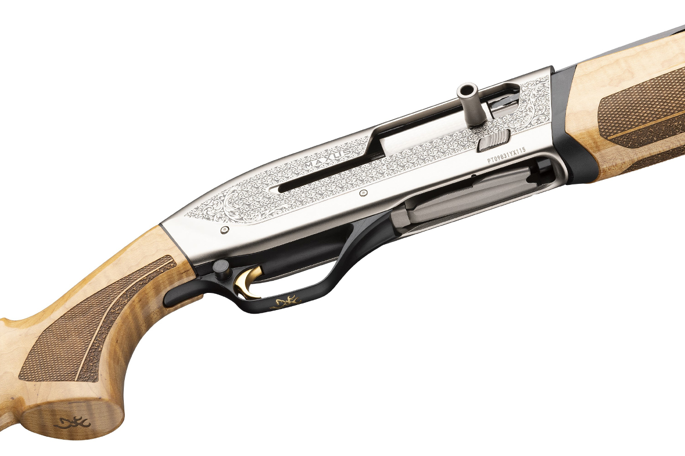 BROWNING FIREARMS Maxus II Ultimate Maple 12-Gauge Semi-Auto Shotgun with AAAA Maple Stock