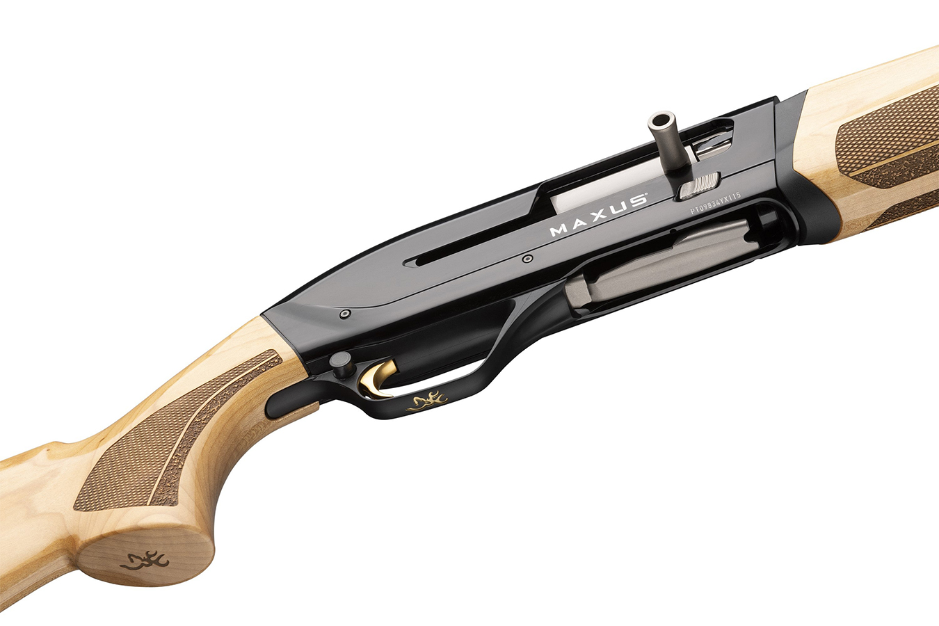 BROWNING FIREARMS Maxus II Hunter Maple 12-Gauge Semi-Auto Shotgun with AAAA Maple Stock