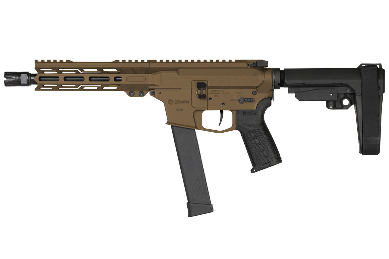 CMMG Banshee MK10 10mm AR-15 Pistol with Midnight Bronze Cerakote Finish and 8 Inch B