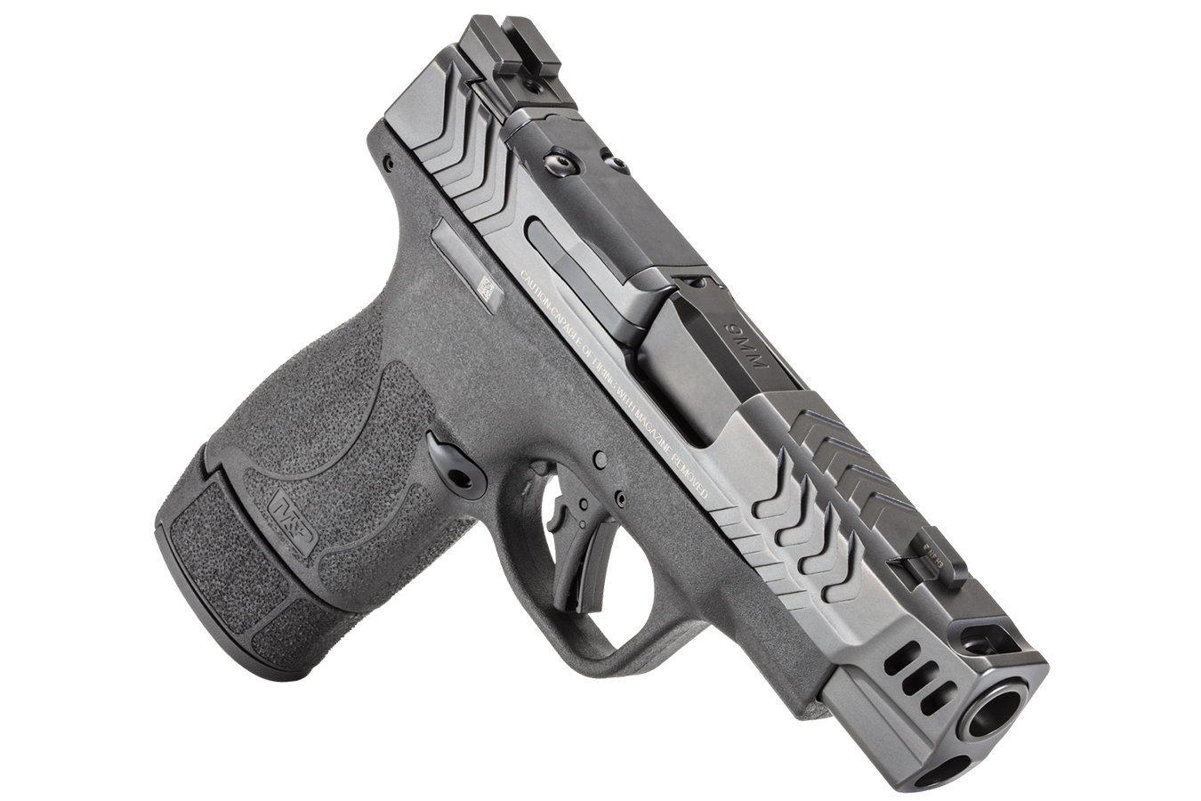 SMITH AND WESSON M&P9 Shield Plus Carry Comp 9mm Optic Ready Performance Center Pistol with Ported